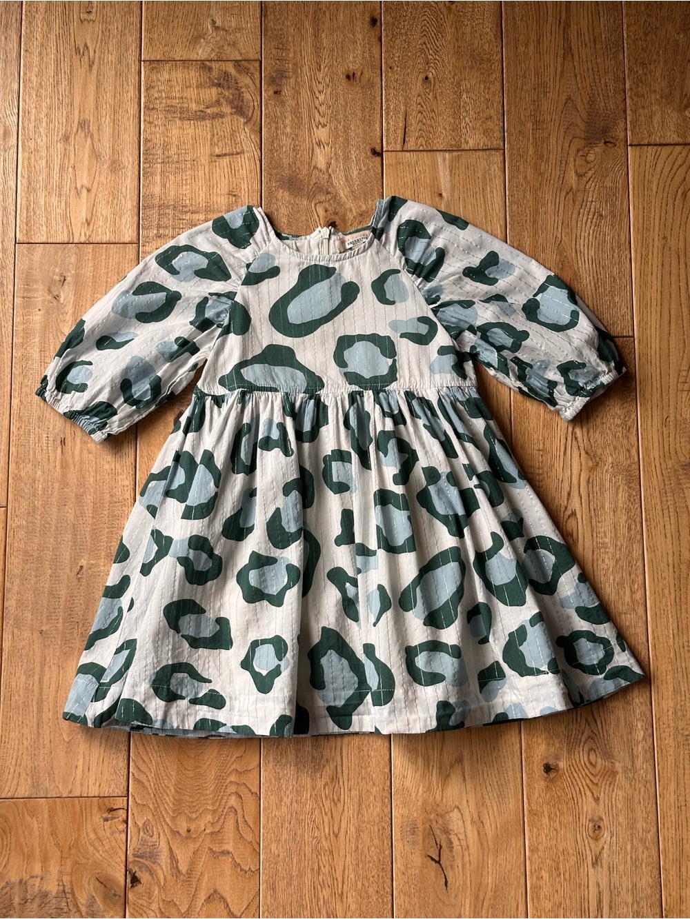Pink Chicken Danielle Dress in Sage Leopard size 3
